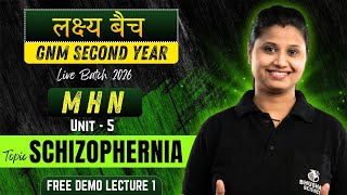 GNM 2nd Year MSN 2: Schizophrenia - Mental Health Nursing (MHN) | Unit 5 | Free Demo Class 01 | GNM screenshot 5