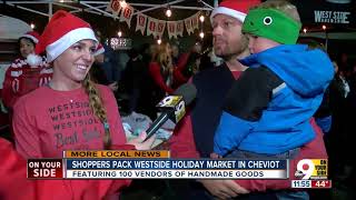 Shoppers pack Westside Holiday Market in Cheviot