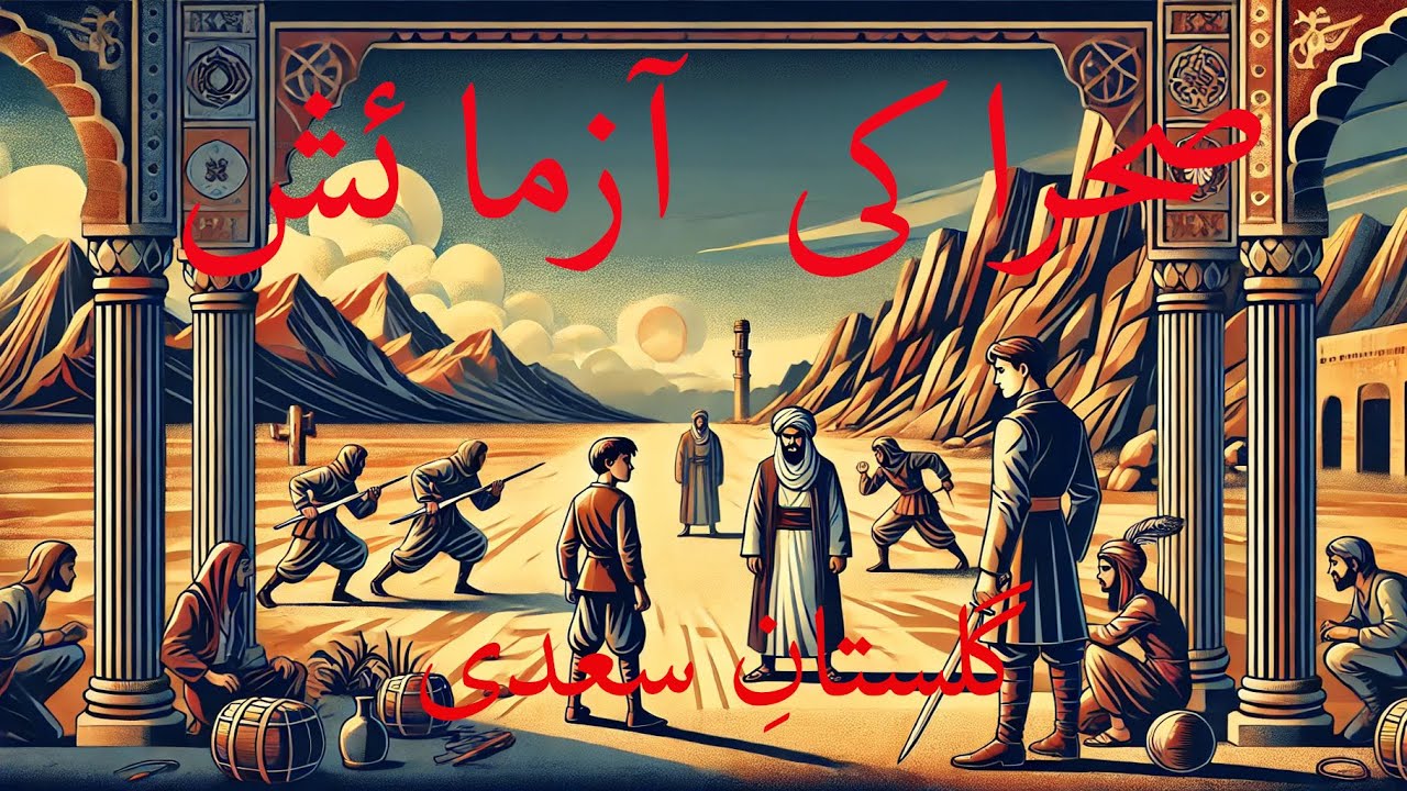 Sehra ki Aazmaish | صحرا كی ٓازما ئش | Gulistaan e Saadi | Hikayat e Saadi | lokversa | Moral story