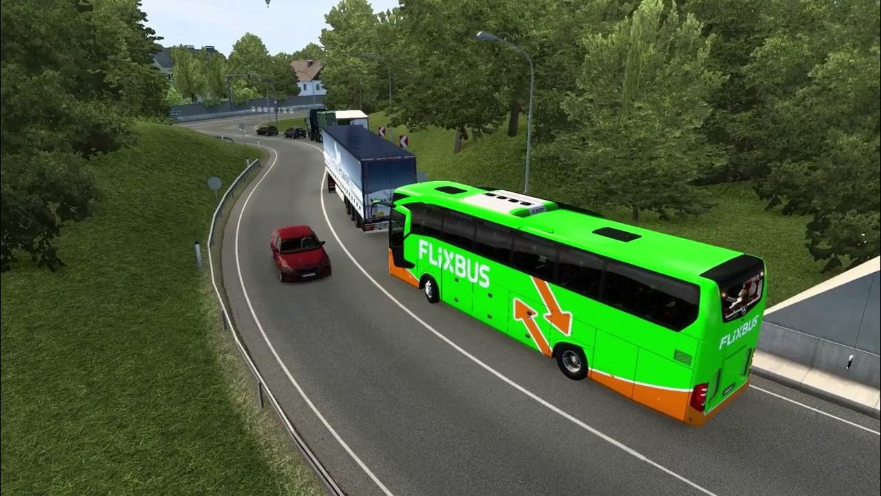 Innsbruck to Zurich with Flixbus in ETS2 New Travego 15SHD bus YouTube