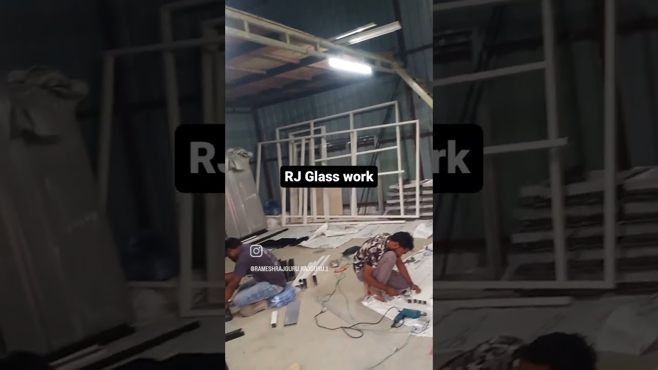 RJ Glass workshop sliding window