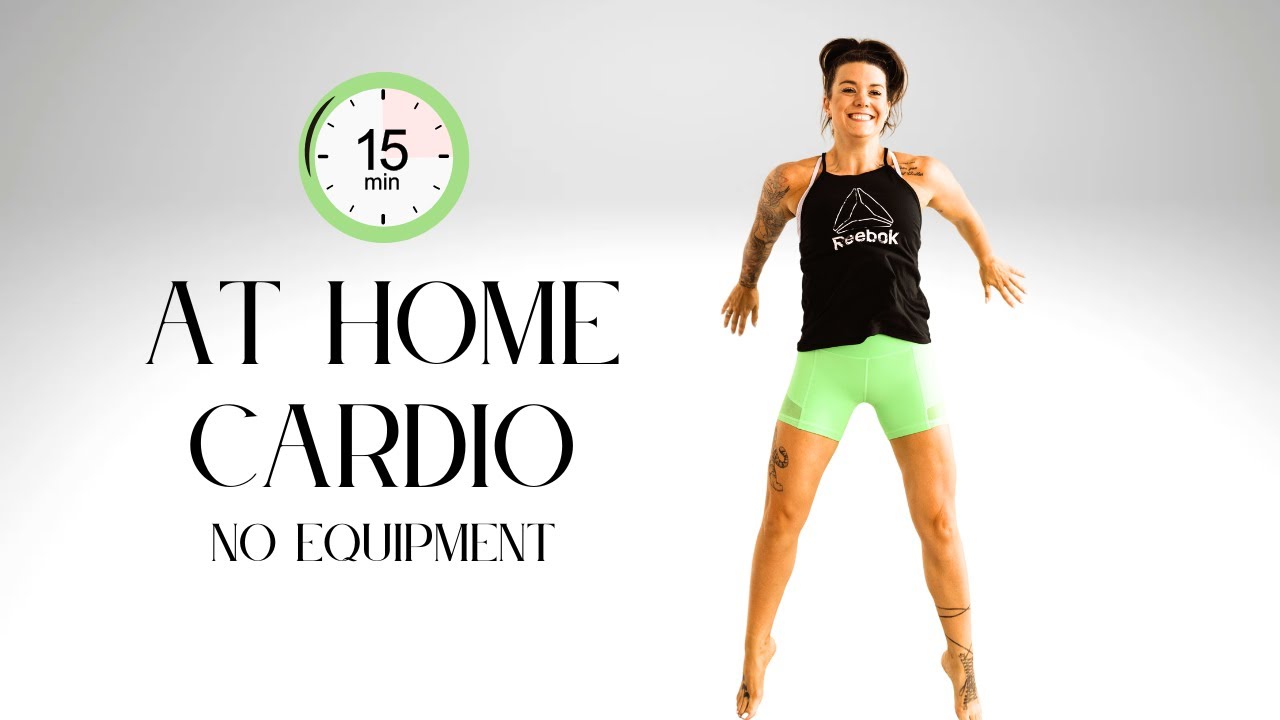 🚀 15-Minute AT HOME HIIT Cardio Workout (ALTERNATES GIVEN, NO EQUIPMENT ...