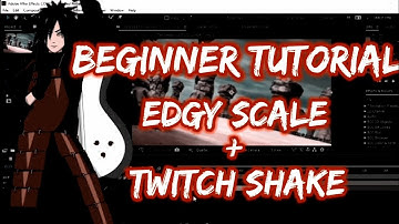 After effect Tutorial scale + twitch shake for edgy style amv || #AMV ||