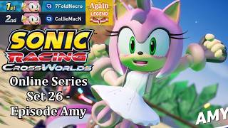 Sonic Racing CrossWorlds: Online Series Set 26 - Episode Amy
Playlist here: https://www.youtube.com/playlist?list=PLFnJWn9ApiThXtdqU2hqzoHIsjFnfrr_C
Enjoy! May the spirit of Dudester be with me on this one!
Races for this set.
00:00 1st: Guilty Amy, Boost Gear, Northstar Island/Eggman Expo
Elphelt Valentine (Guilty Gear Strive) outfit by Gru8D0g
Route R over Northstar Island by Tracker_TD
Nightime Eggman Expo by Tracker_TD
03:09 2nd: Boom Amy, Boost Gear, Wily Castle/Kraken Bay
Sonic Boom outfit and model edit by DantheDyslexic
06:25 3rd: Reaper Amy, Handling Car, Kronos Island/Golden Temple
Deathbringer skin (Happy Wars) by FlameOA
Gangnam Style Giganto port by eXe08
Original mod from Sonic Frontiers by SpectacularJack
09:45 4th: Cake Amy, Boost Gear, Crystal Mines/Northstar Island
Dulce outfit by TAKORU
Quartz Quadrant over Crystal Mines by Tracker_TD
Sunset lighting by bova_
12:46 5th: Olympian Amy, Boost Gear, Sand Road/Cyberspace
Apollo Mage skin (Happy Wars) by FlameOA
Samba Studios over Sand Road by rayisepic1
Crises City over Cyberspace by DHedge
16:10 6th: Funky Amy?, Acceleration Car, White Space/Sky Road
Nah, just Funky Kong over Zavok AI by andree1263
Sky Sanctuary over Sky Road by DHedge
19:16 7th: Clown Amy, Boost Gear, Chao Park/Dragon Road
Lovey-Dovey Rose Clown outfit by Mandjoka (design by MSPNova)
Astroid Coaster over Chao Park by Star_Wyse
22:26 8th: IHOP Amy, Boost Gear, Pumpkin Mansion/Chao Park
Retro Dinner outfit by ElanyStar
Astroid Coaster over Chao Park by Star_Wyse
25:27 9th: Sheep Amy (AI), Boost Gear, Mystic Jungle/Cyberspace
Lanolin the Sheep in a Riders outfit by Sonikku and others
Crises City over Cyberspace by DHedge
28:16 10th: Moon Amy, Handling Car, Apotos/Pumpkin Mansion
Sailor Moon outfit and model edit by DantheDyslexic
Abandoned Apotos by 1one Sonic Racing CrossWorlds: Online Series Set 26 - Episode Amy