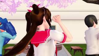 (MMD) Mariana-chan Yandere-kun and Megaman - Feel the sound