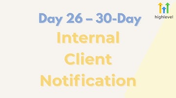 Day 26: Internal New Client Notification (GoHighLevel)