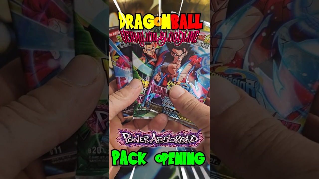 Retro rip! Vermilion Bloodline & Power Absorbed Pack Opening #tradingcardpacks #tradingcards