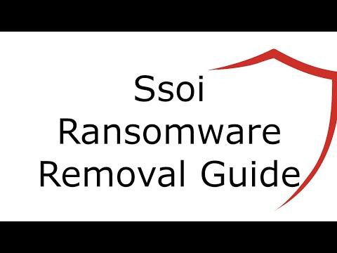 Video Ssoi File Virus Ransomware [.Ssoi ] Removal and... - youtube