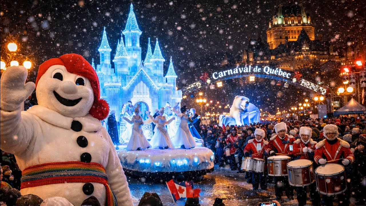 Quebec Winter Carnival 2026 | Canada’s BIGGEST Snow Festival Parade (4K)