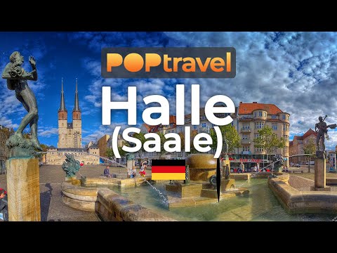 Walking in HALLE (Saale) / Germany ??- 4K 60fps (UHD)