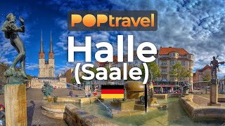 Walking in HALLE (Saale) / Germany 🇩🇪 - 4K 60fps (UHD)