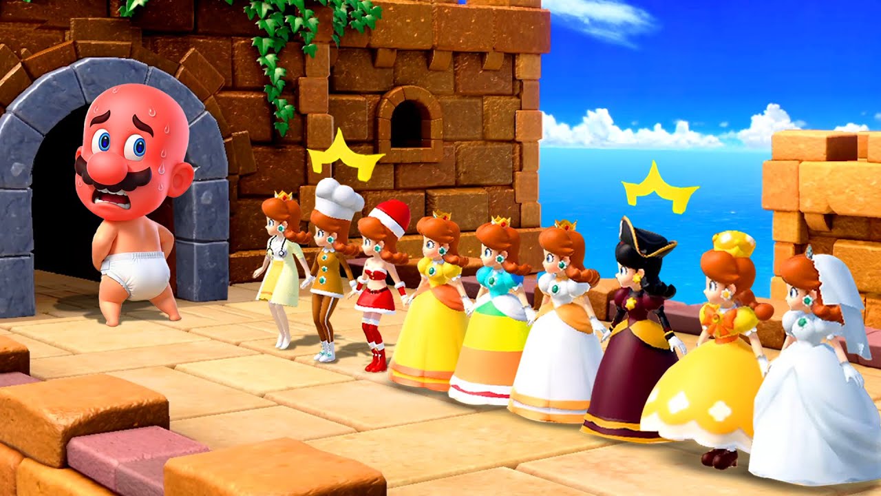 【スーパーマリオパーティ】すべての特別な衣装 デイジー VS ルイージ VS ピーチ VS マリオ | Mario Switch