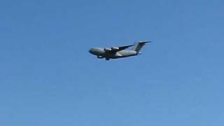C-17 fly by at Wings Over Houston 2008
