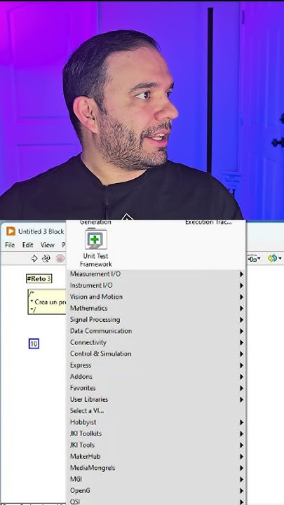 Programando con Labview. Conversion Decimal a binario Reto #5 - YouTube