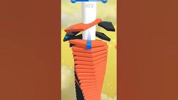 Stack Ball game Level 292 #games #stackballgame #shortvideo