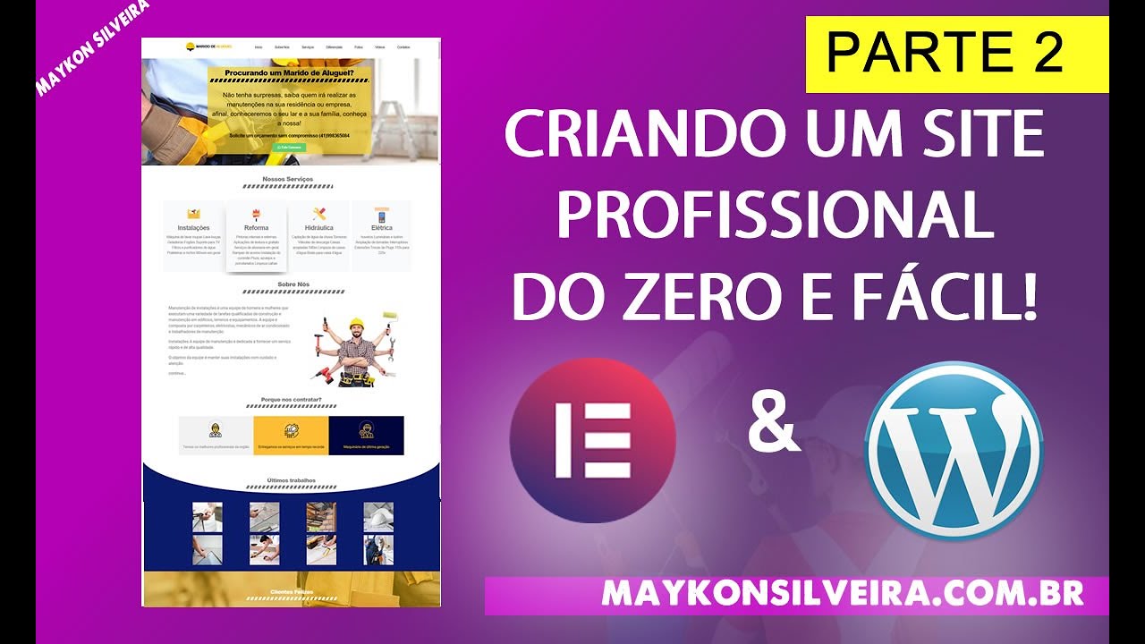 Criando um site profissional do zero e fácil Parte 2 Criando banco de ...