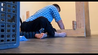 Table Build! Thrilling video of me building a table!  Probably should of put some shoes on first!