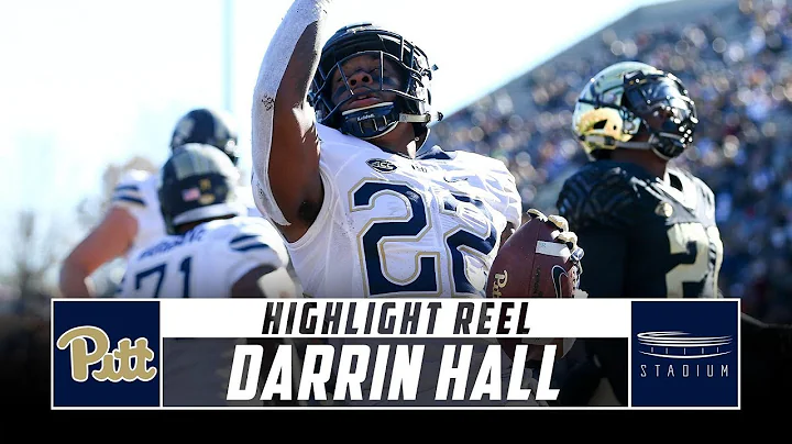 Darrin Hall Pittsburgh Football Highlights - 2018 ...