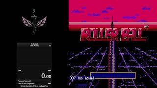 Rollerball NES Speedrun | 100k Points in 57.19 Seconds