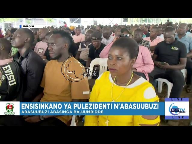 PRESIDENT MUSEVENI ABULIDDE ABASUUBUZI NTI OMUSOLO GWALIWO KUVADDA#viral #news #museveni class=