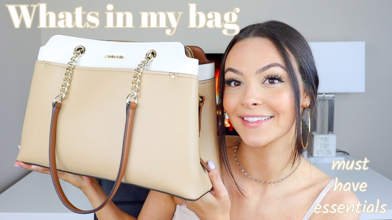 WHATS IN MY BAG 2021 *must have essentials* - YouTube