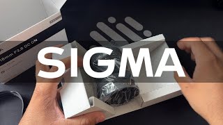 UNBOXING Sigma Lens RF 10-18mm F2.8 DC DN (No voice, no music)