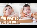 BABY TRIES SOLID FOOD + Home Buying Update | DITL of a SAHM