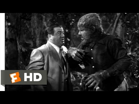 Take the Mask Off Scene - Abbott and Costello Meet Frankenstein Movie (1948) - HD