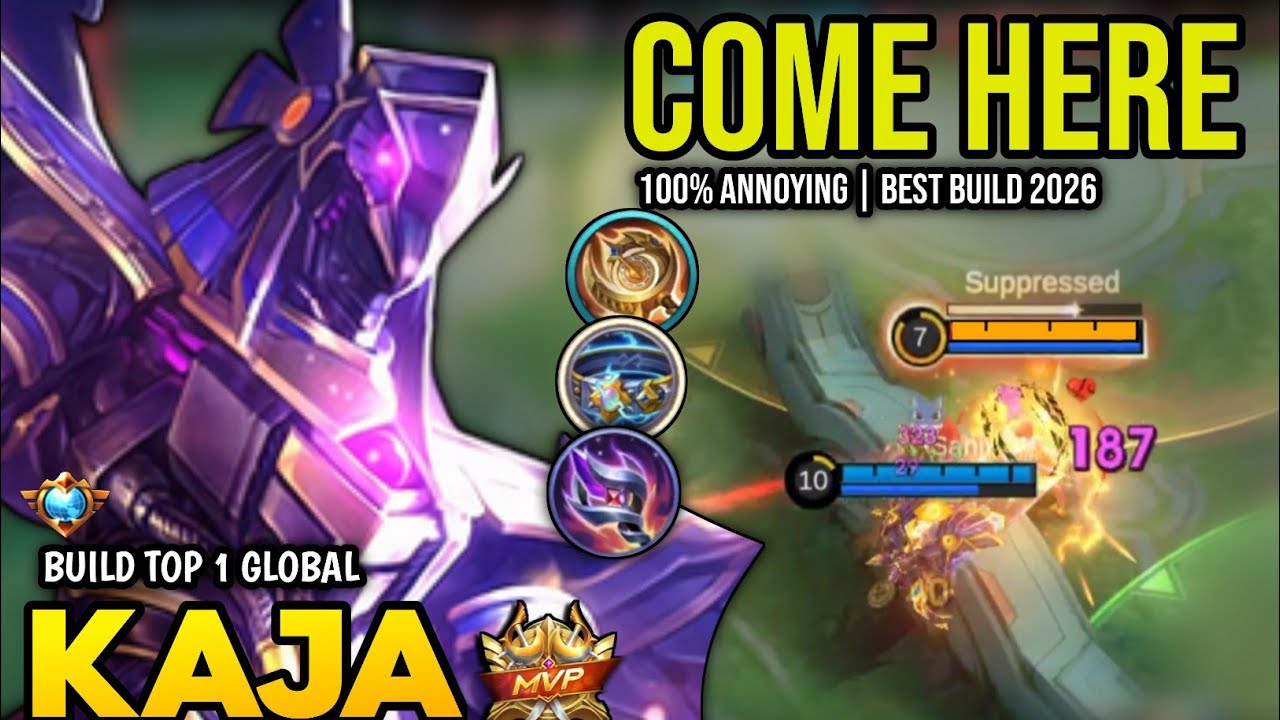 Kaja Rework KAJA BEST BUILD 2026 | BUILD TOP 1 GLOBAL KAJA GAMEPLAY | MOBILE ...