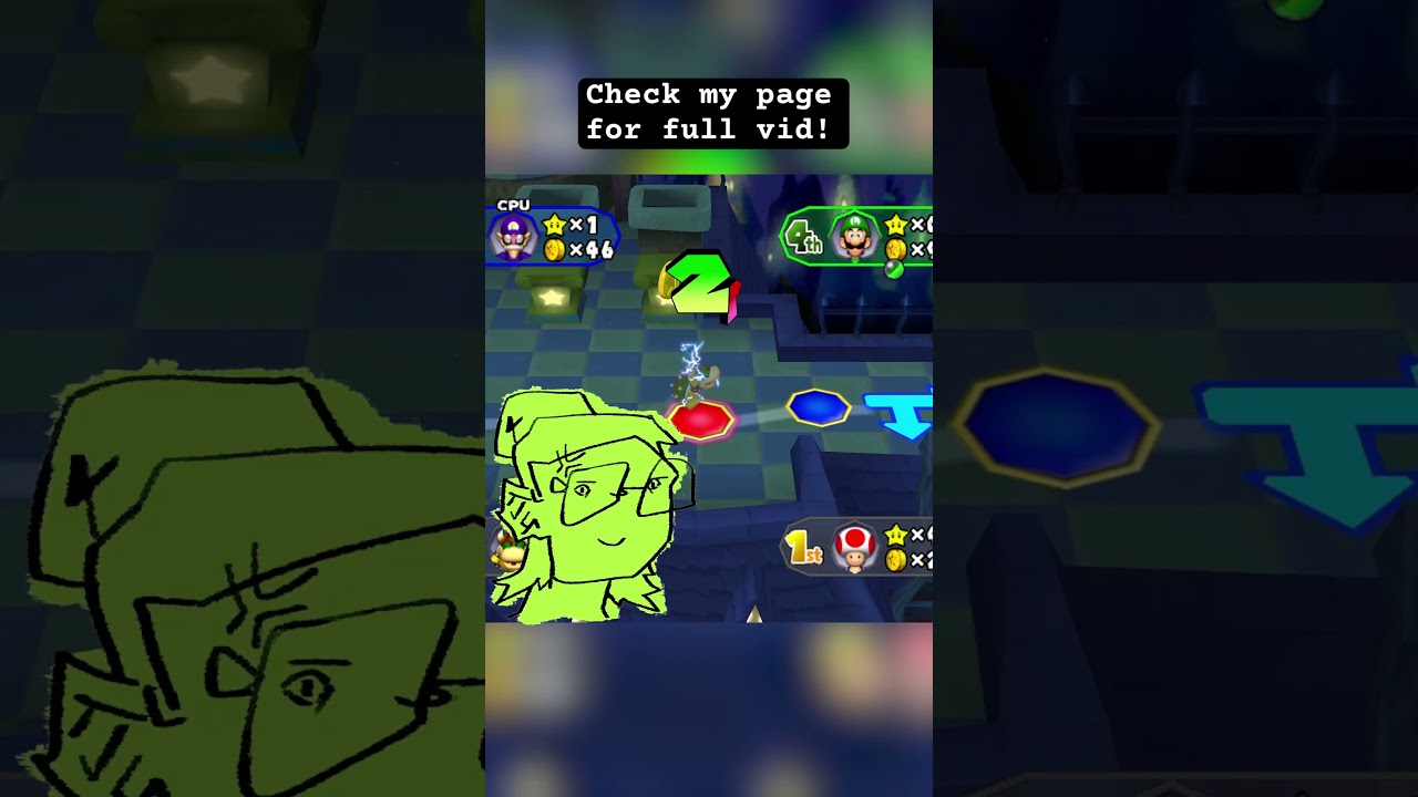 The worst time to ever roll a 10 in Mario Party #gaming #marioparty #nintendo #comedy