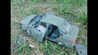 лада VESTA из пластилина ломаю полностью танком лада VESTA из пластилина ломаю полностью танком