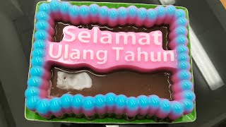 Puding Susu Neopolitan untuk Mba Arum 
