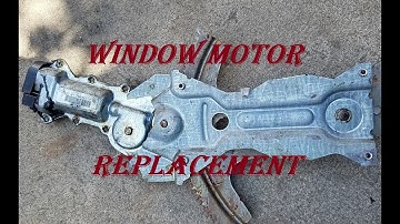 Replacing Window Motor Without Making Holes to Door on Camaro Trans Am 1998-2002