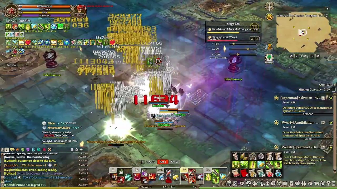 Tree of Savior - Stage 125 Bernice with Scout Rogue/Enchanter/Shinobi