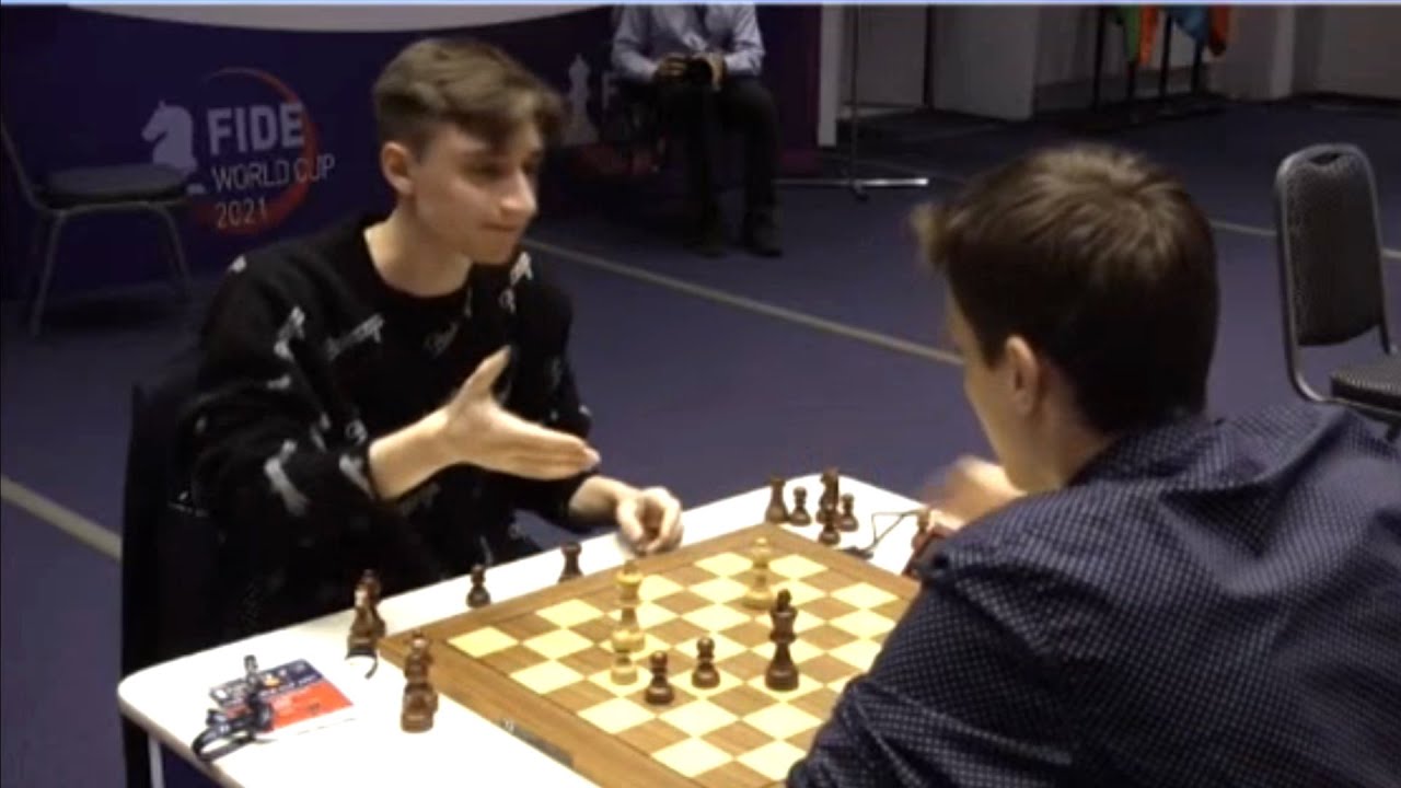 chess24 - Daniil Dubov after beating Hikaru