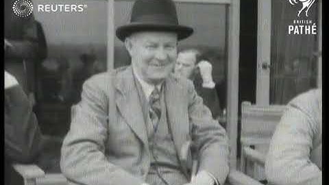 CRICKET: The Ashes: Australia gain small lead in first innings of Fourth Test (1938)