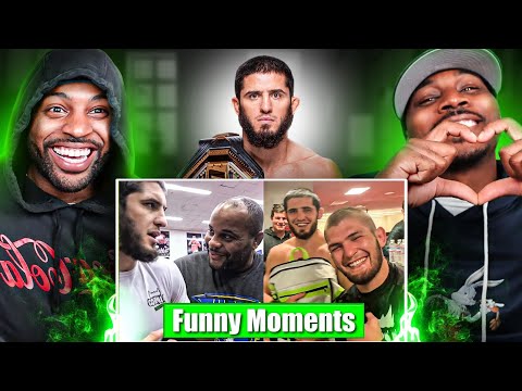 THESE DUDES IS FUNNY...Islam Makhachev, Khabib & DC FUNNIEST Moments Ever 😂(REACTION)