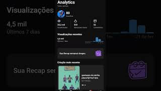 finalmente batemos 80 inscritos e 30k de visualização@YouTube@VTzimBS@Ayrton-4vygames