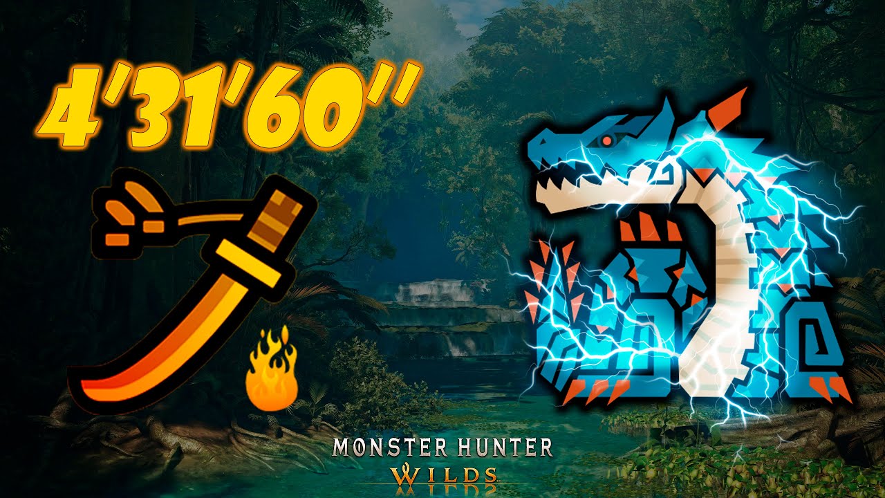 Lagiacrus Speedrun | Solo - Espada Larga | Monster Hunter Wilds 