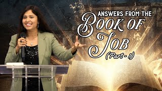 Answers from the Book of Job (Excerpt) | Pastor Priya Abraham | 12th Nov 2023