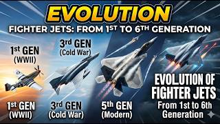 Evolution of Fighter Jets: From First to Sixth Generation #america #fighterjet #warzone #science