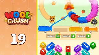 Wool Crush: Yarn Color Sort Level 19 | Puzzle Solved! 🎯