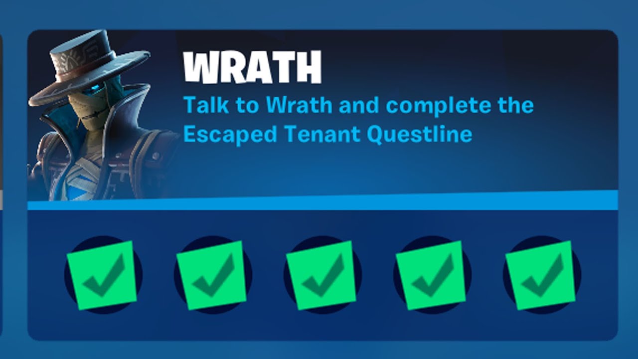 [in one game] All Wrath Quest  *Location + All Wrath Storyline quests / Challenges / Punchcard*