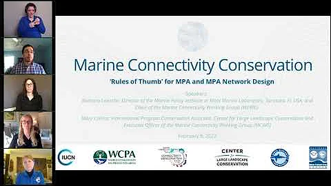 Marine Connectivity Conservation “Rules of Thumb” for MPA and MPA Network Design
