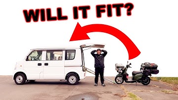 I Tried to Fit My Moped Into My New Van