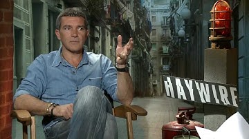 Haywire: Antonio Banderas Sit Down Interview Part 1 | ScreenSlam
