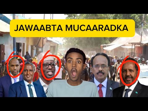 DEG DEG MUCAARADKA OO JAWAAB DEG DEG AH UGU JAWAABAY XASAN SHIIKH C RAXMAAN CABDI SHAKUUR IYO