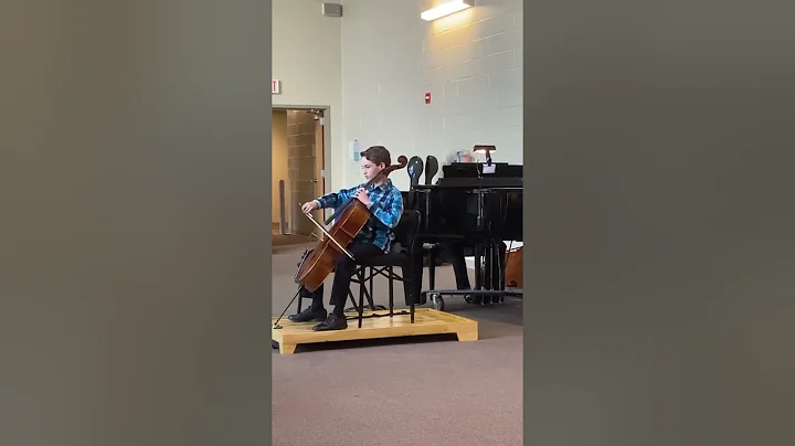 Nates first cello recital! Bouree by Squire