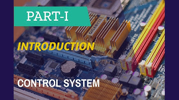 Introduction To  Control System - Lecture 1 - Control system