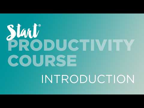 START Productivity Course (Full System)